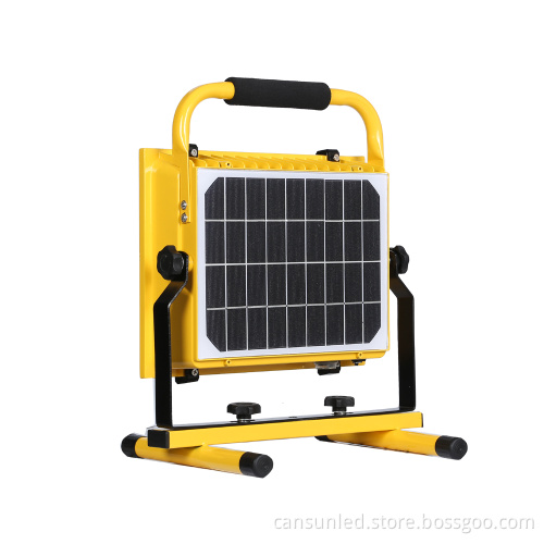 2021 New Design IP65 Emergency 4H Work Time Portable 50W LED Solar Camp Light